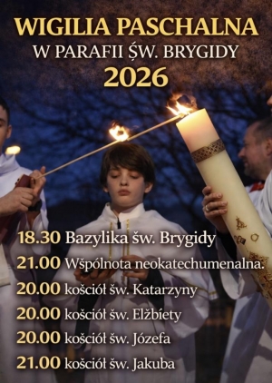 WIGILIA PASCHALNA W PARAFII ŚW. BRYGIDY